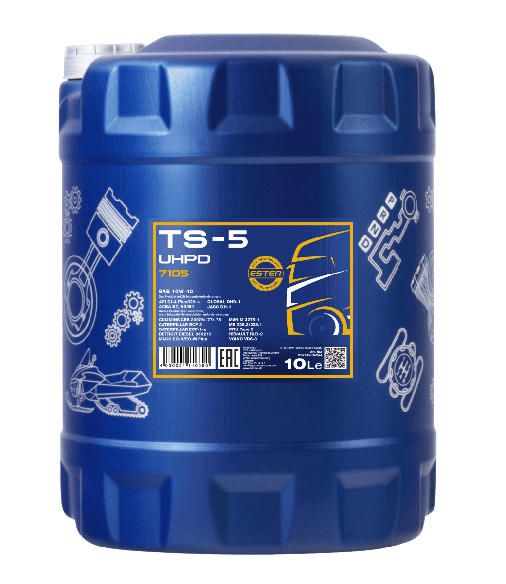 7105-10 TS-5 UHPD 10W-40 10L