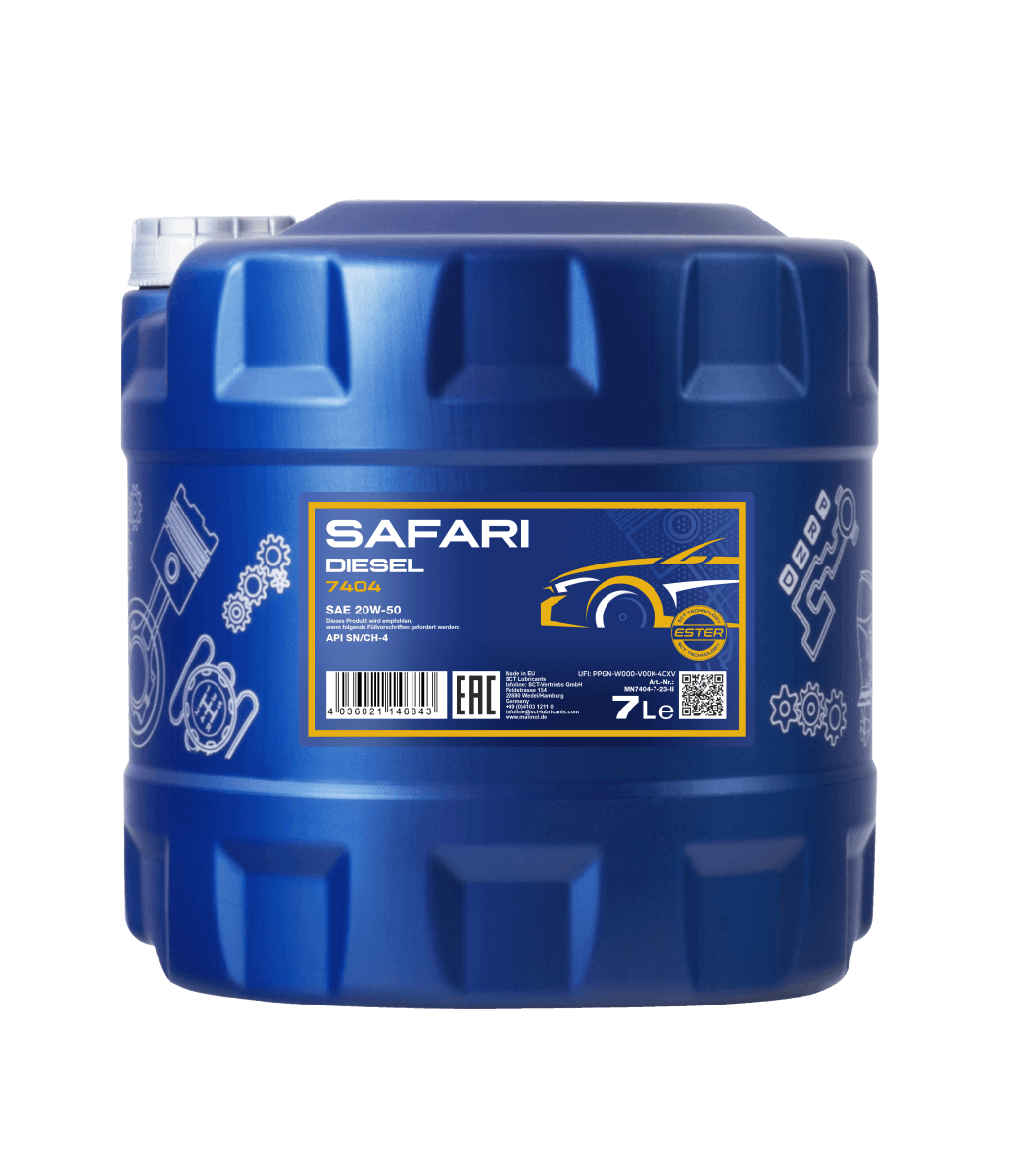 7404-7 SAFARI 20W-50 7L