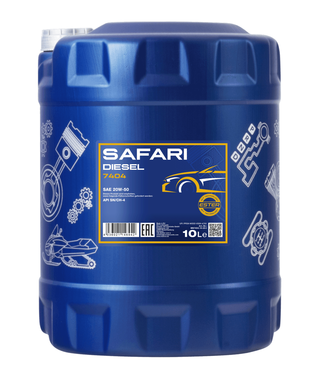 7404-10 SAFARI 20W-50 10L