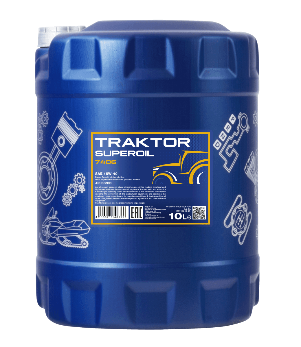 7406-10 TRAKTOR SUPEROIL 15W-40 10L