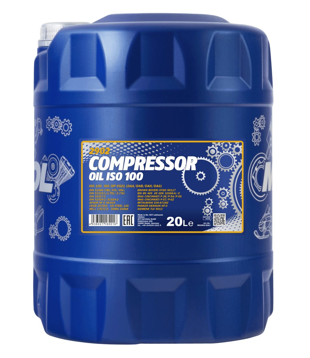 2902-20 Compressor Oil ISO 100 20L