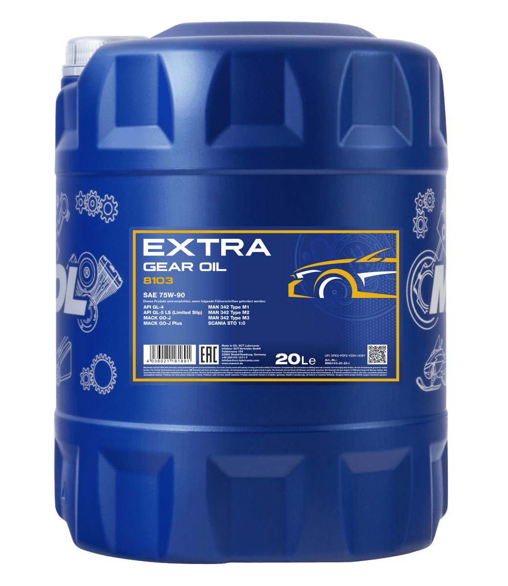 8103-20 EXTRA GETRIEBEOEL 75W-90 20L
