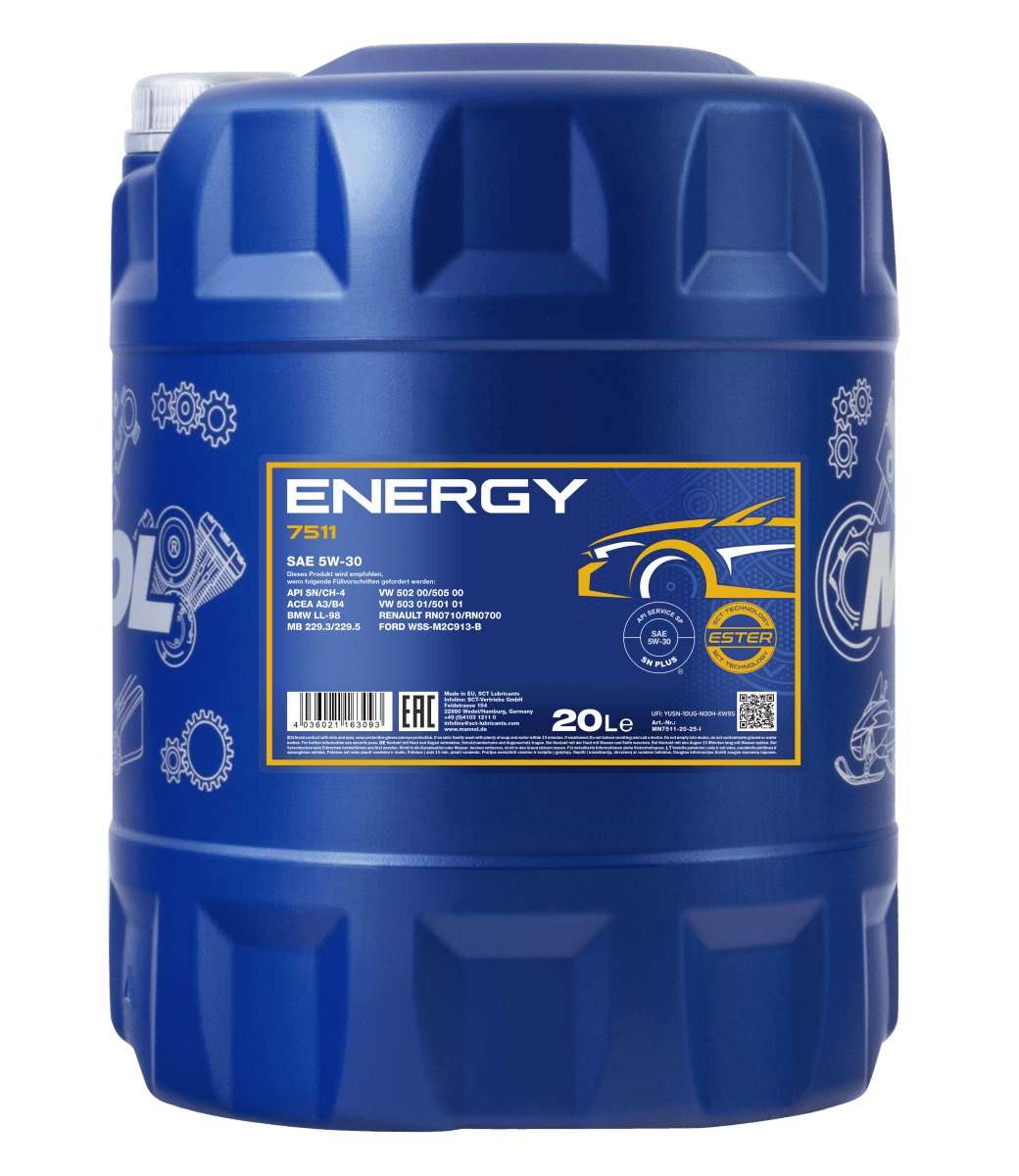 7511-20 ENERGY 5W-30 20L