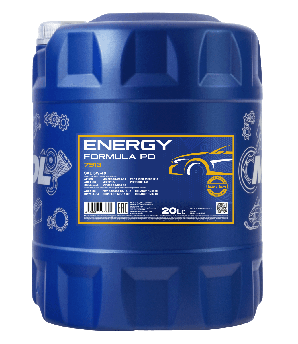 7913-20 ENERGY FORMULA PD 5W-40 20L