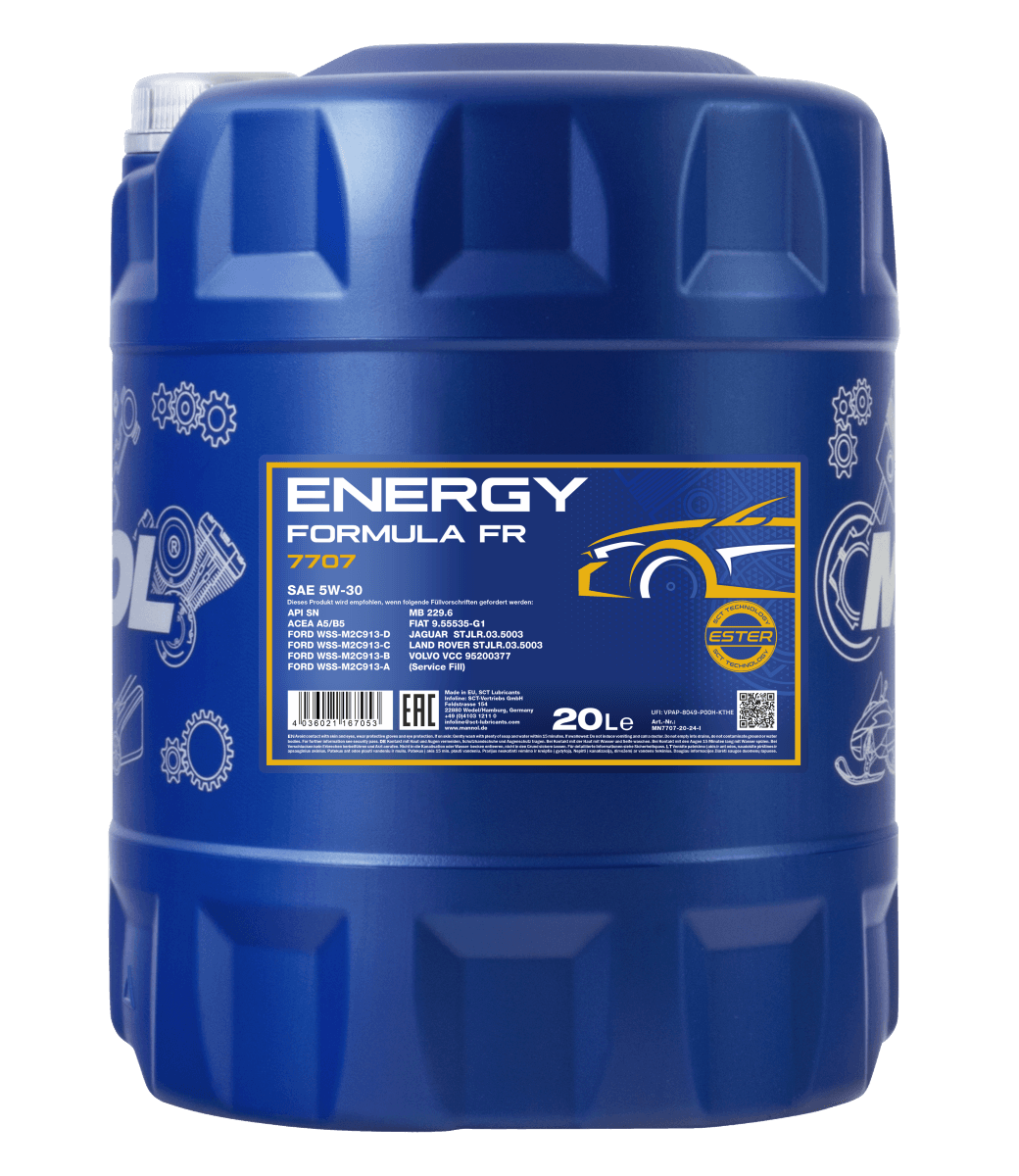 7707-20 Energy Formula FR 5W-30 20L