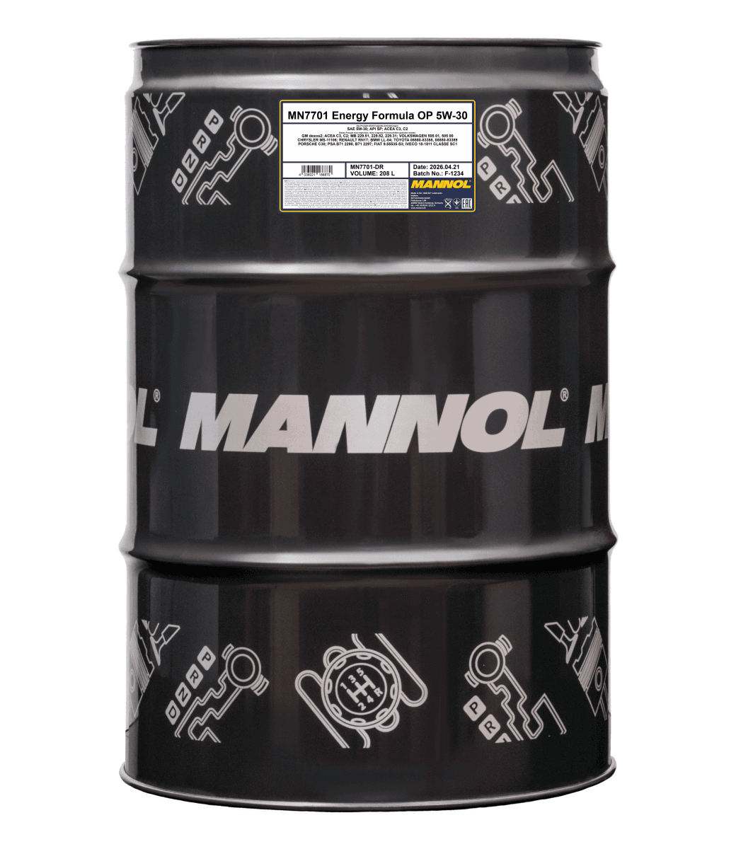 7701-DR Energy Formula OP 5W-30 208L