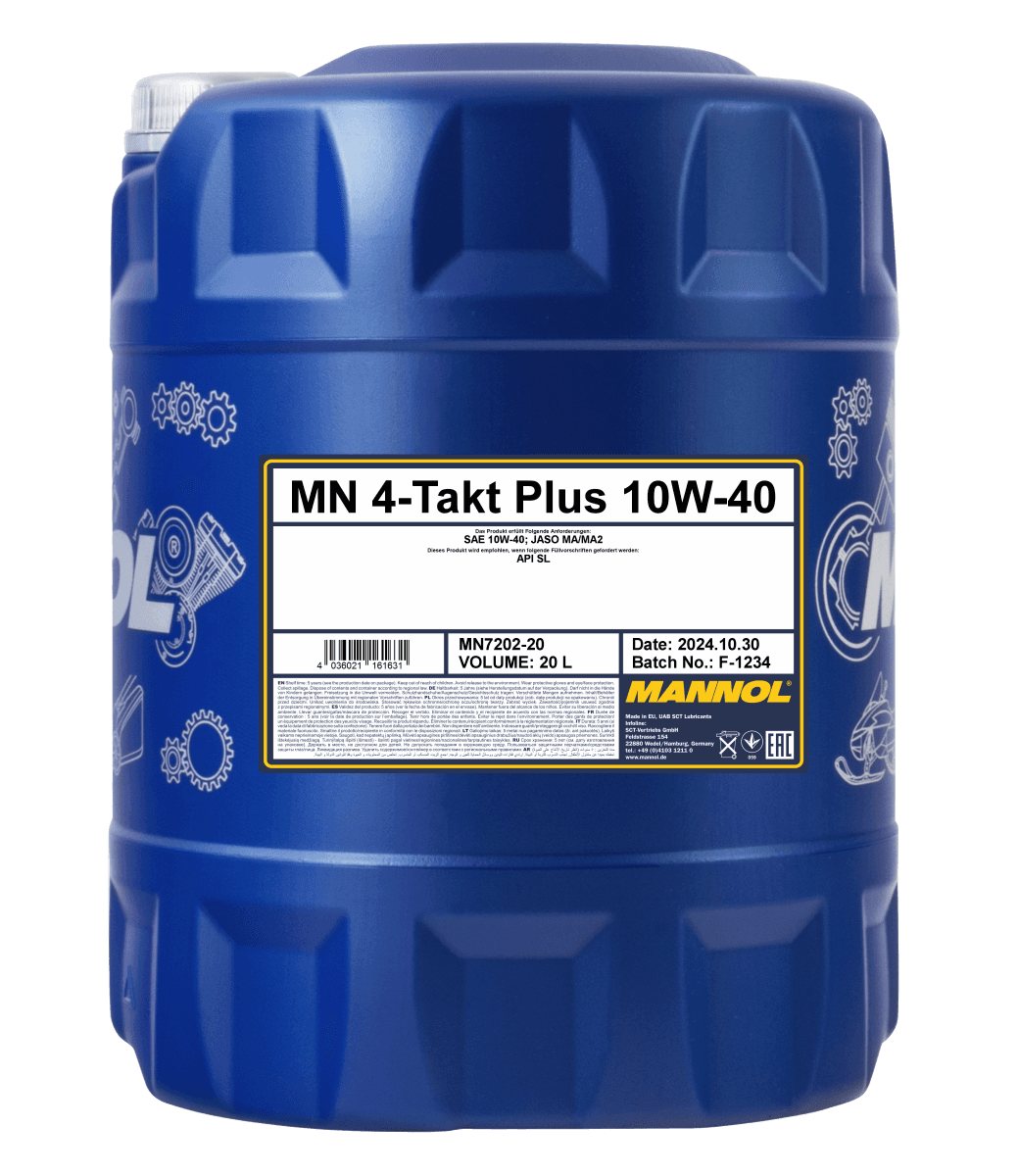 7202-20 4-TAKT PLUS 10W-40 20L