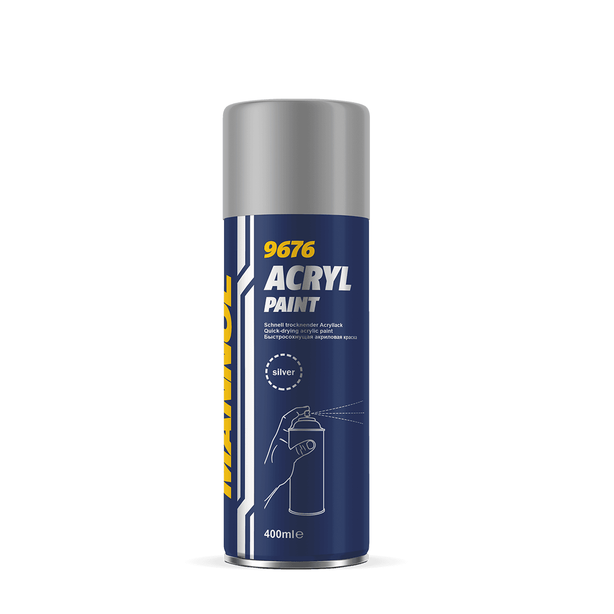 9676 Acryl Paint silver 0.45 ml