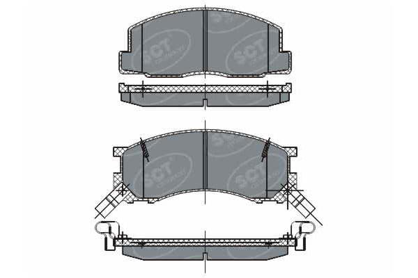 SP 262 PR Placute de frina
