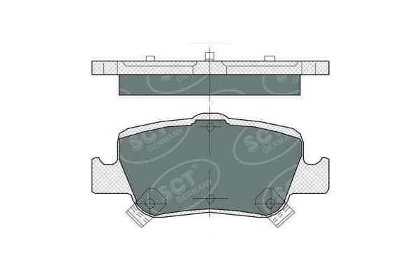 SP 382 PR Placute de frina