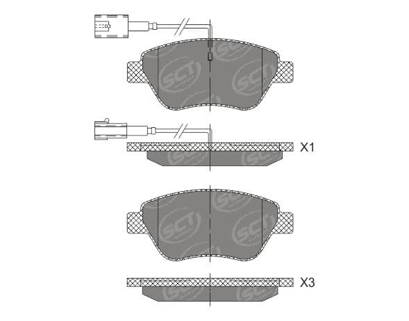 SP 422 PR  Placute de frina