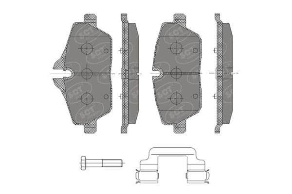 SP 430 PR Placute de frina