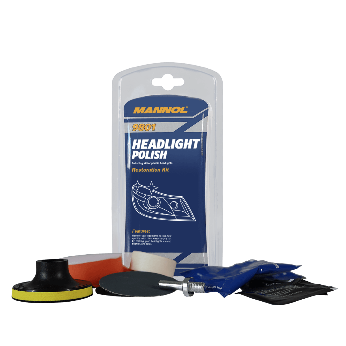 9801 Headlight Polish Restoration System