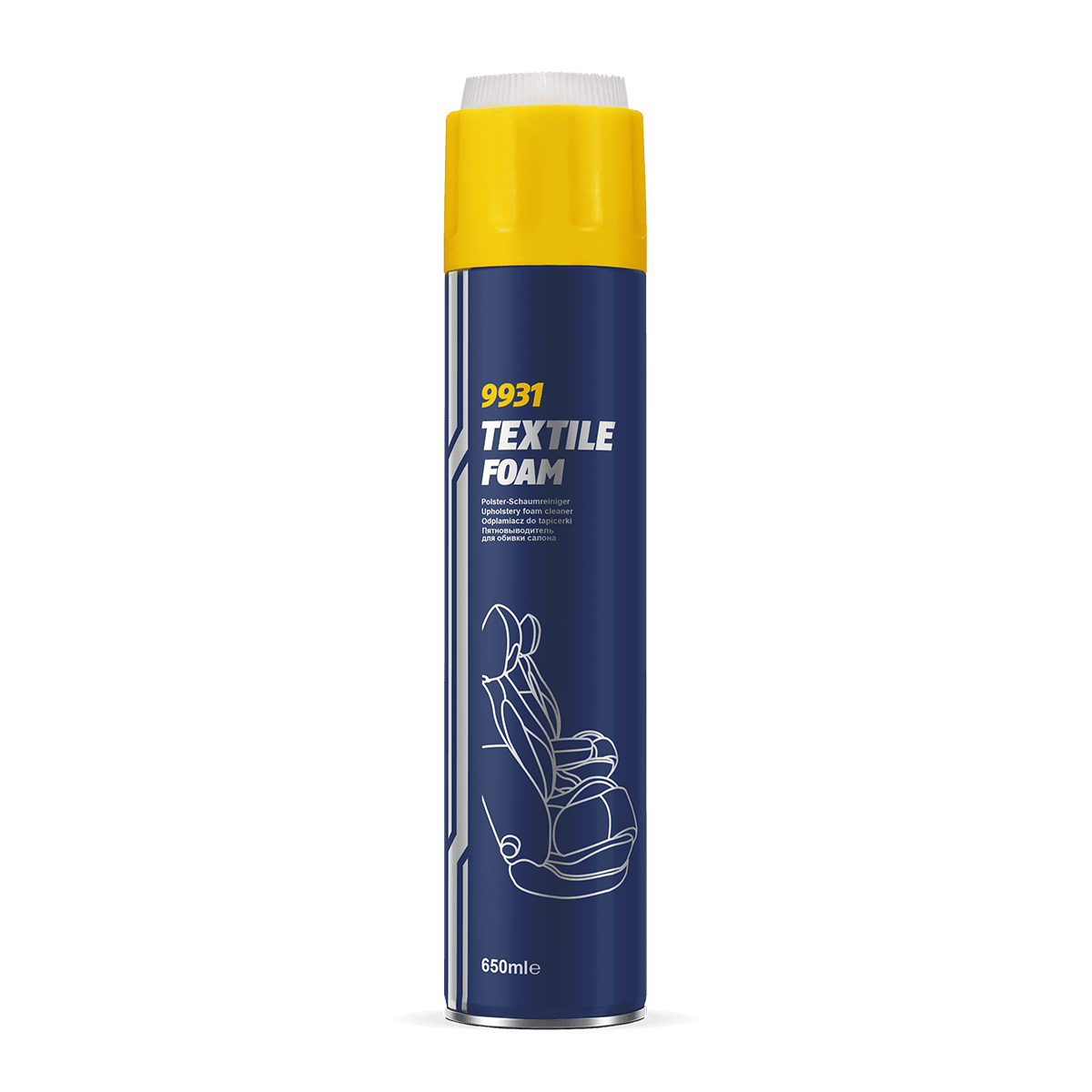 9931 Textile Foam 0,65L Chimie Auto