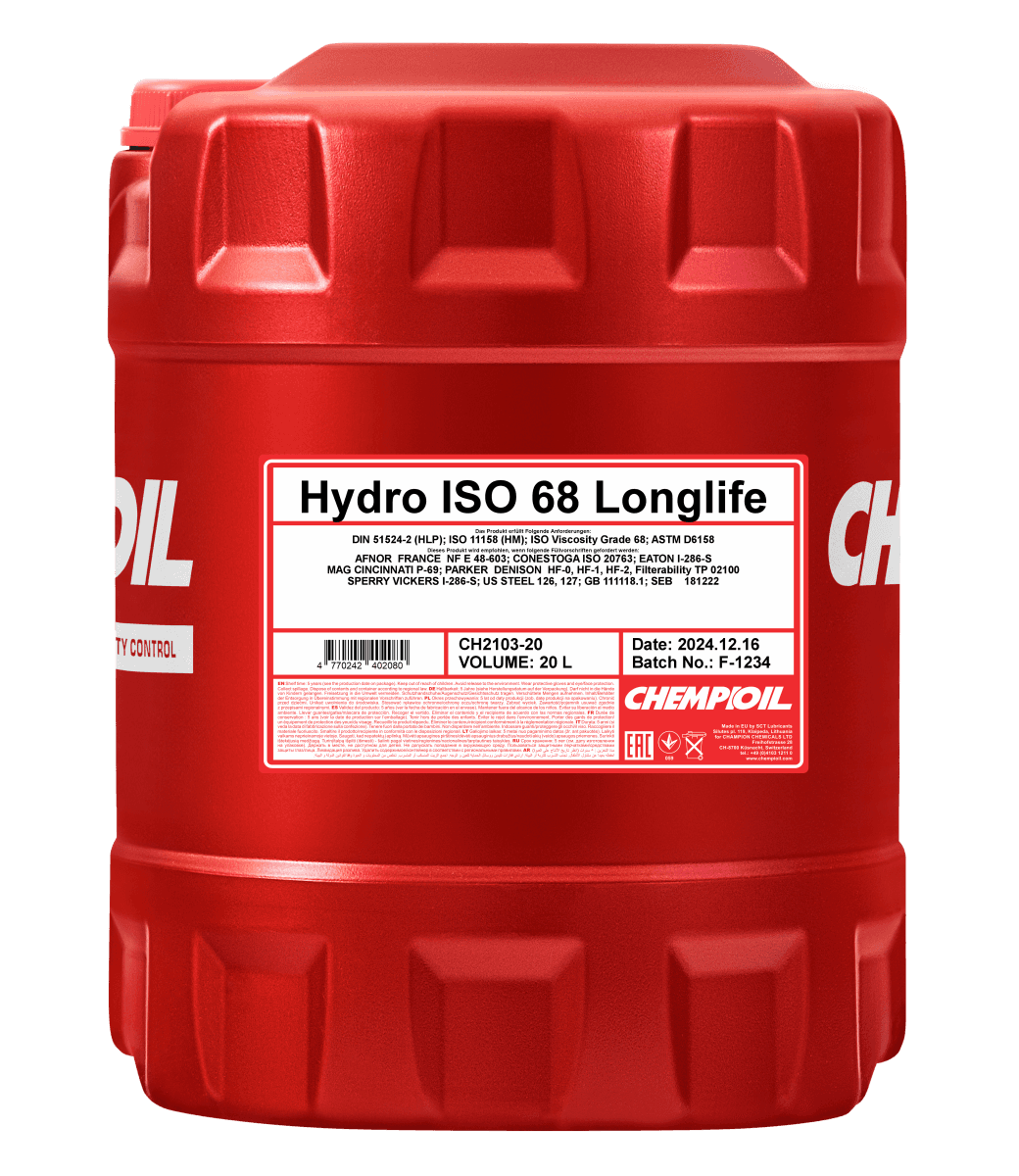 2103-20 Hydro ISO 68 20L