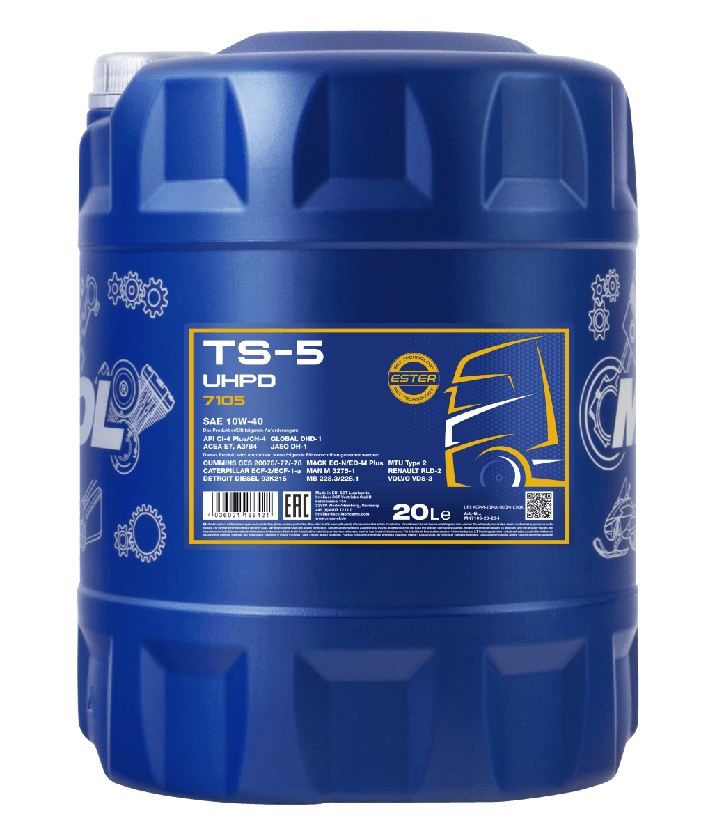 7105-20 TS-5 UHPD 10W-40 20L