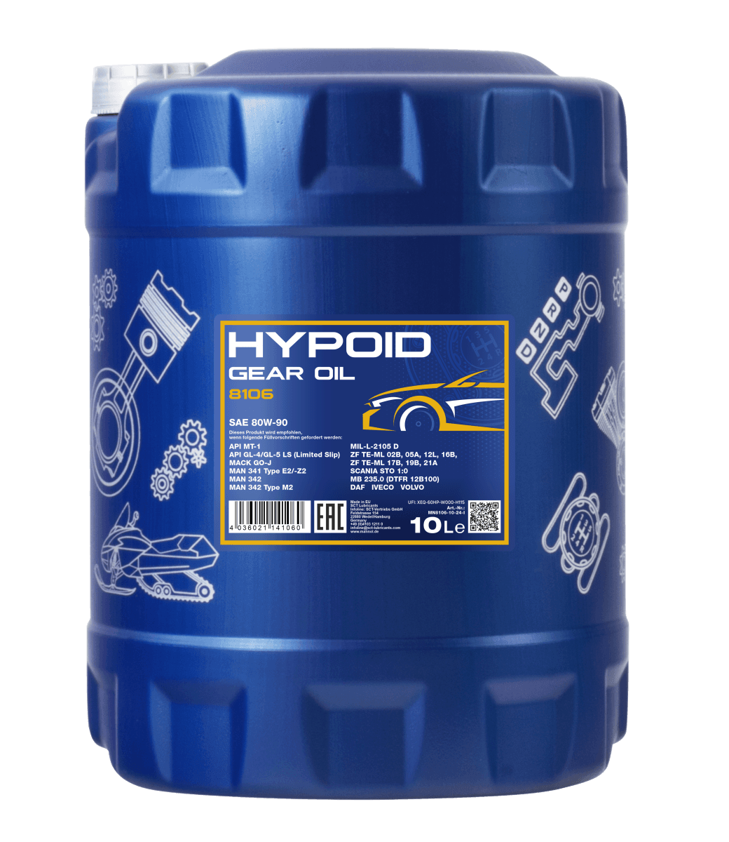 8106-10 HYPOID GETRIEBEOEL 80W-90 10L